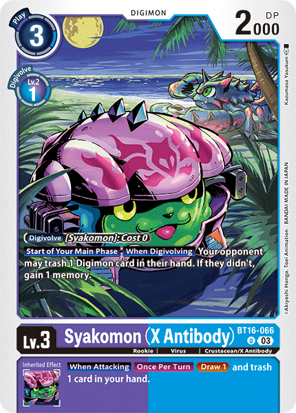 Syakomon, Beginning Observer · BT16-066