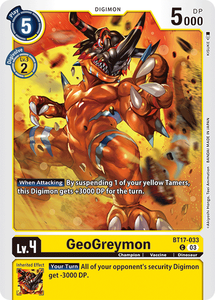GeoGreymon, Secret Crisis · BT17-033