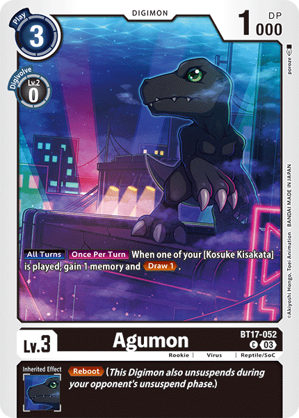 Agumon, Secret Crisis · BT17-052