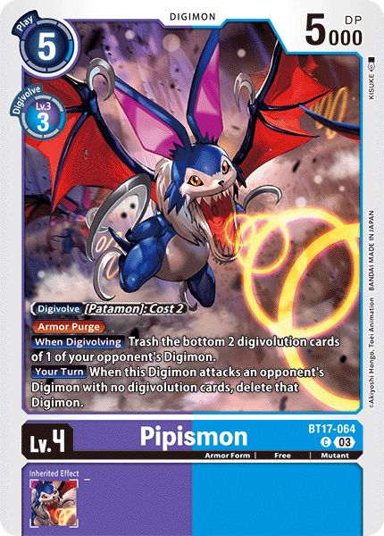 Pipismon, Secret Crisis · BT17-064