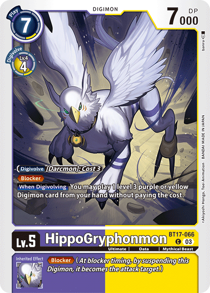 HippoGryphonmon, Secret Crisis · BT17-066