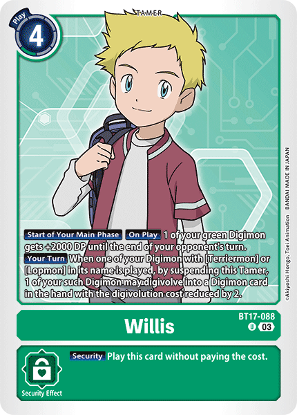 Willis, Secret Crisis · BT17-088