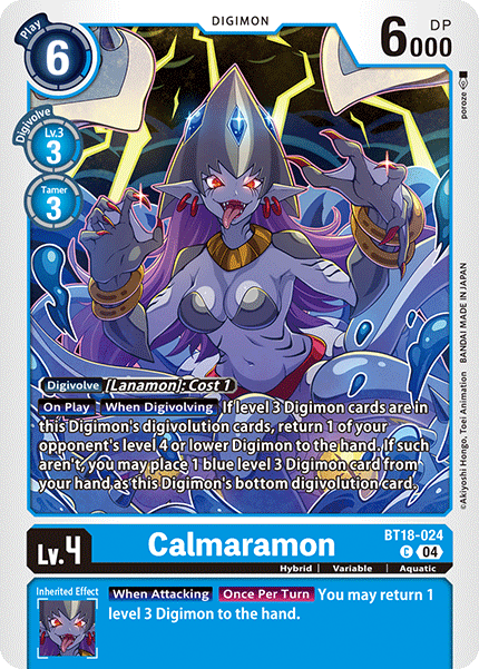 Calmaramon, Release Special Booster 2.0 · BT18-024