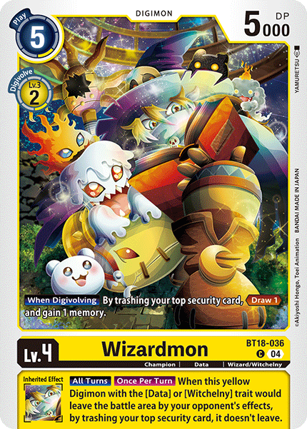 Wizardmon, Release Special Booster 2.0 · BT18-036