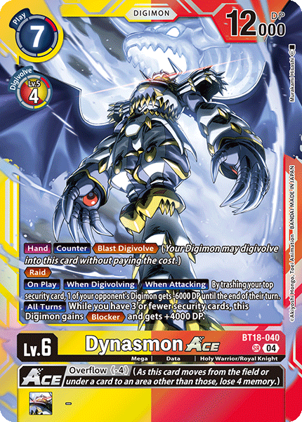 Dynasmon ACE, Release Special Booster 2.0 · BT18-040