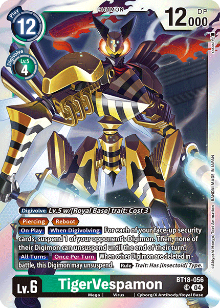 TigerVespamon, Release Special Booster 2.0 · BT18-056