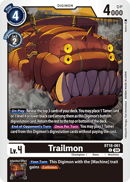 Trailmon, Release Special Booster 2.0 · BT18-061