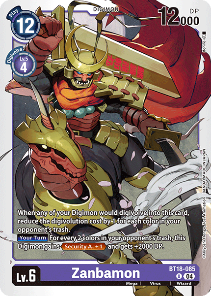 Zanbamon, Release Special Booster 2.0 · BT18-085