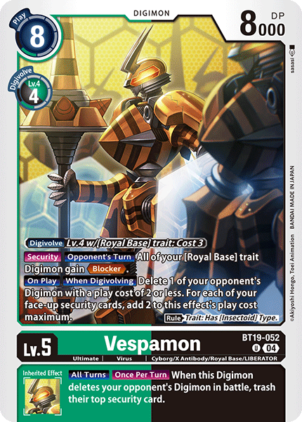 Vespamon, Release Special Booster 2.0 Celebration Event Cards · BT19-052