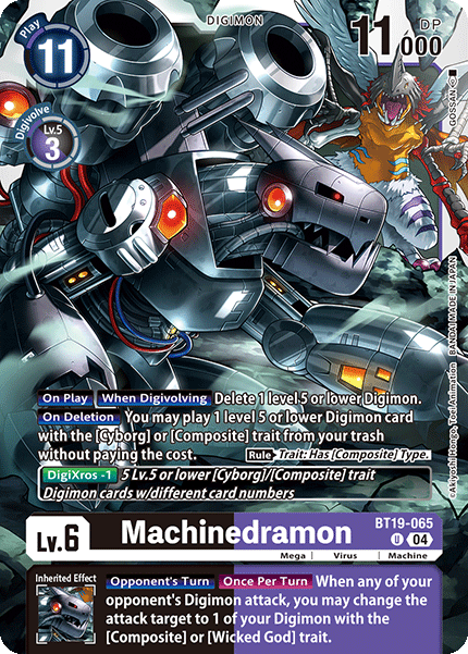 Machinedramon, Release Special Booster 2.0 · BT19-065
