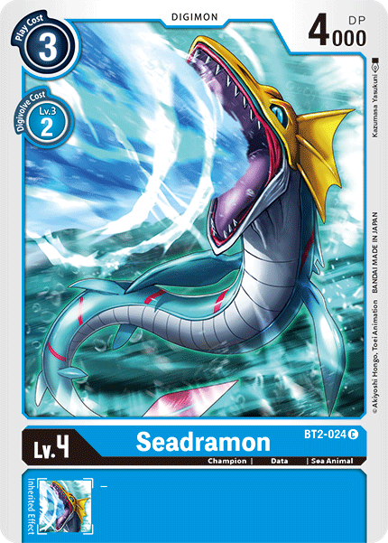 Seadramon, Release Special Booster 1.0 · BT2-024