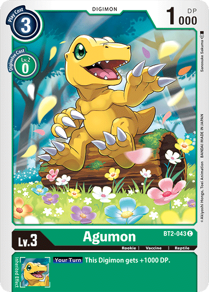 Agumon, Release Special Booster 1.0 · BT2-043