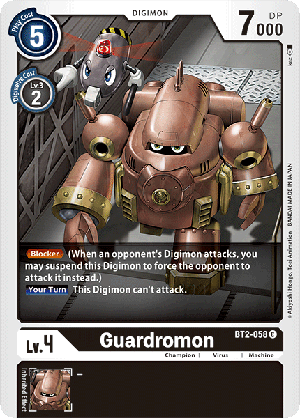Guardromon, Release Special Booster 1.0 · BT2-058