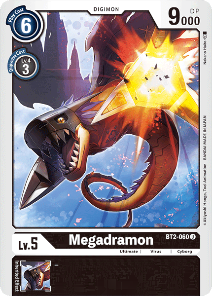 Megadramon, Release Special Booster 1.0 · BT2-060