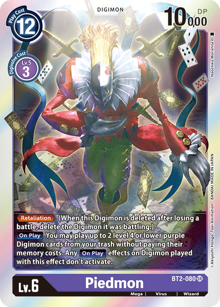 Piedmon, Release Special Booster 1.0 · BT2-080