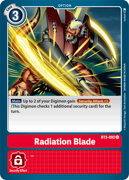 Radiation Blade, Release Special Booster 1.0 · BT2-092