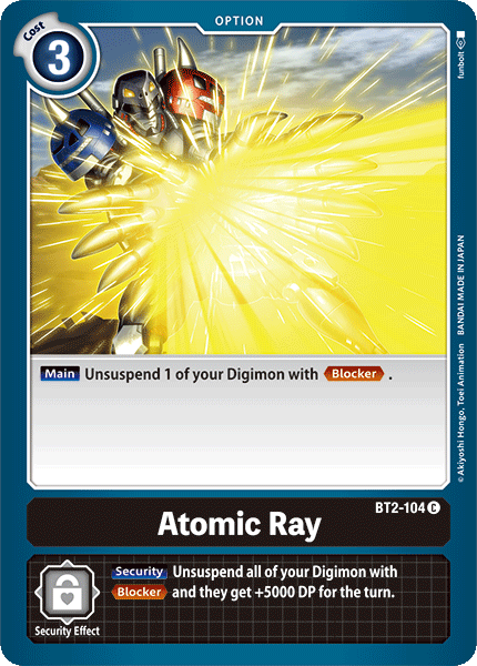 Atomic Ray, Release Special Booster 1.0 · BT2-104