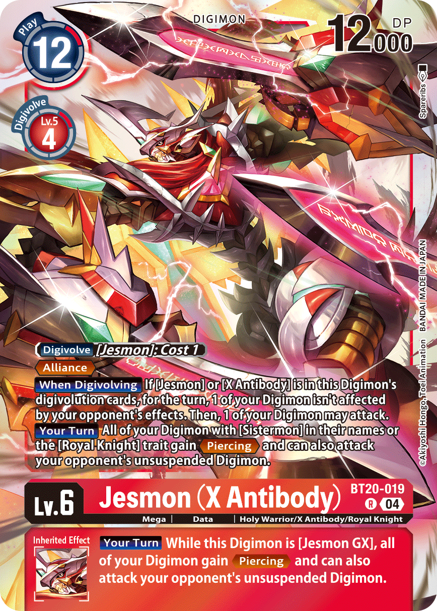 Jesmon, Release Special Booster 2.5 · BT20-019