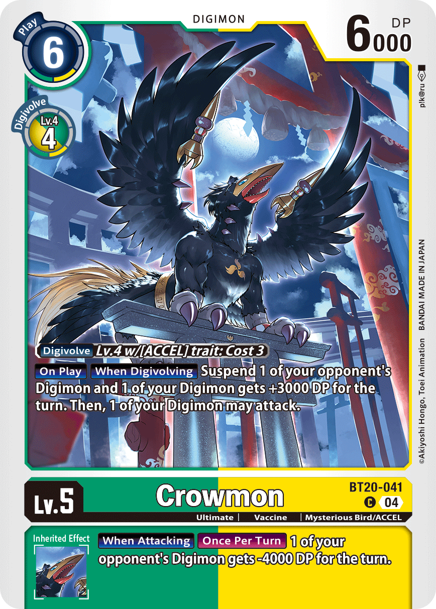 Crowmon, Release Special Booster 2.5 · BT20-041