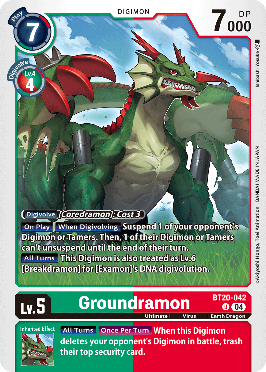 Groundramon, Release Special Booster 2.5 Celebration Event Cards · BT20-042