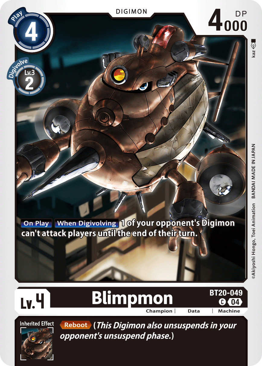 Blimpmon, Release Special Booster 2.5 · BT20-049
