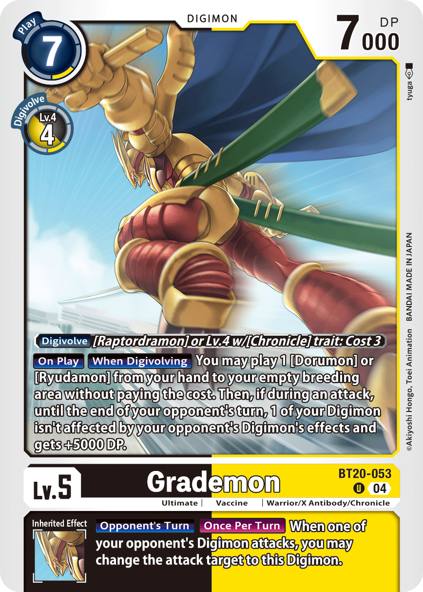 Grademon, Release Special Booster 2.5 Celebration Event Cards · BT20-053