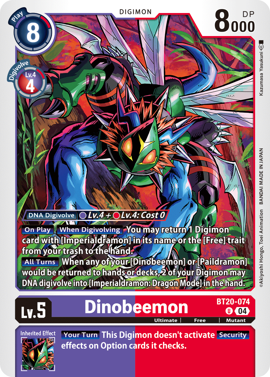 Dinobeemon, Release Special Booster 2.5 · BT20-074