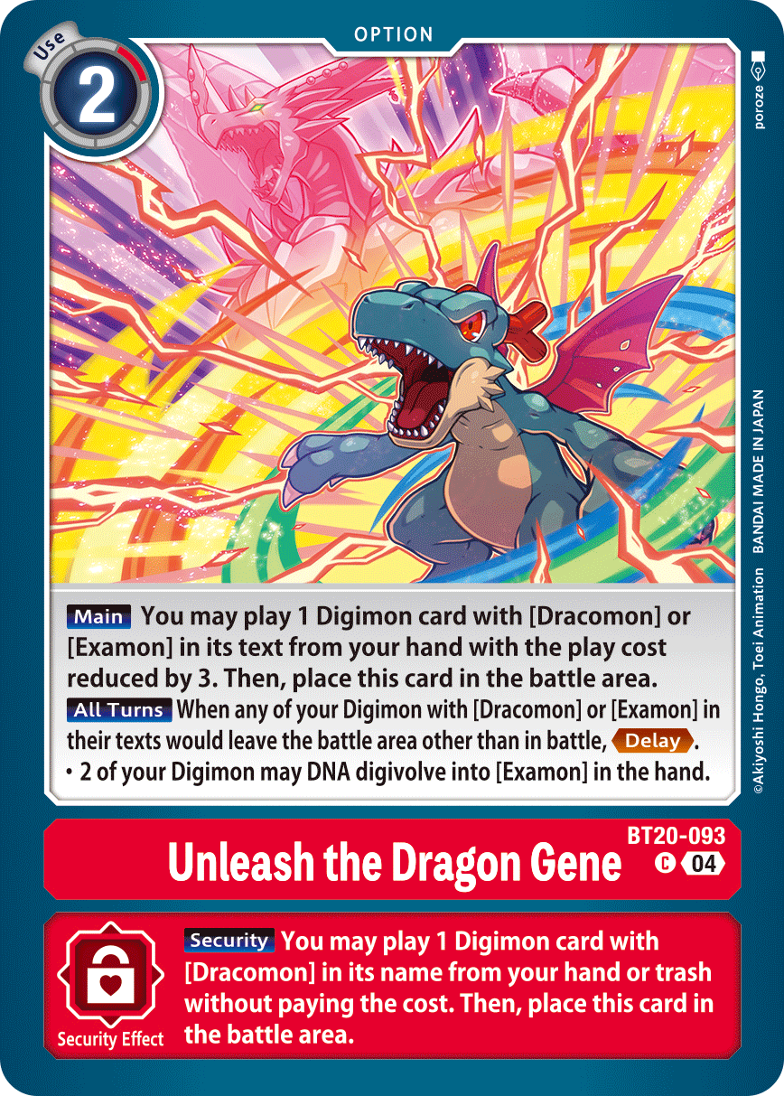 Unleash the Dragon Gene, Release Special Booster 2.5 · BT20-093