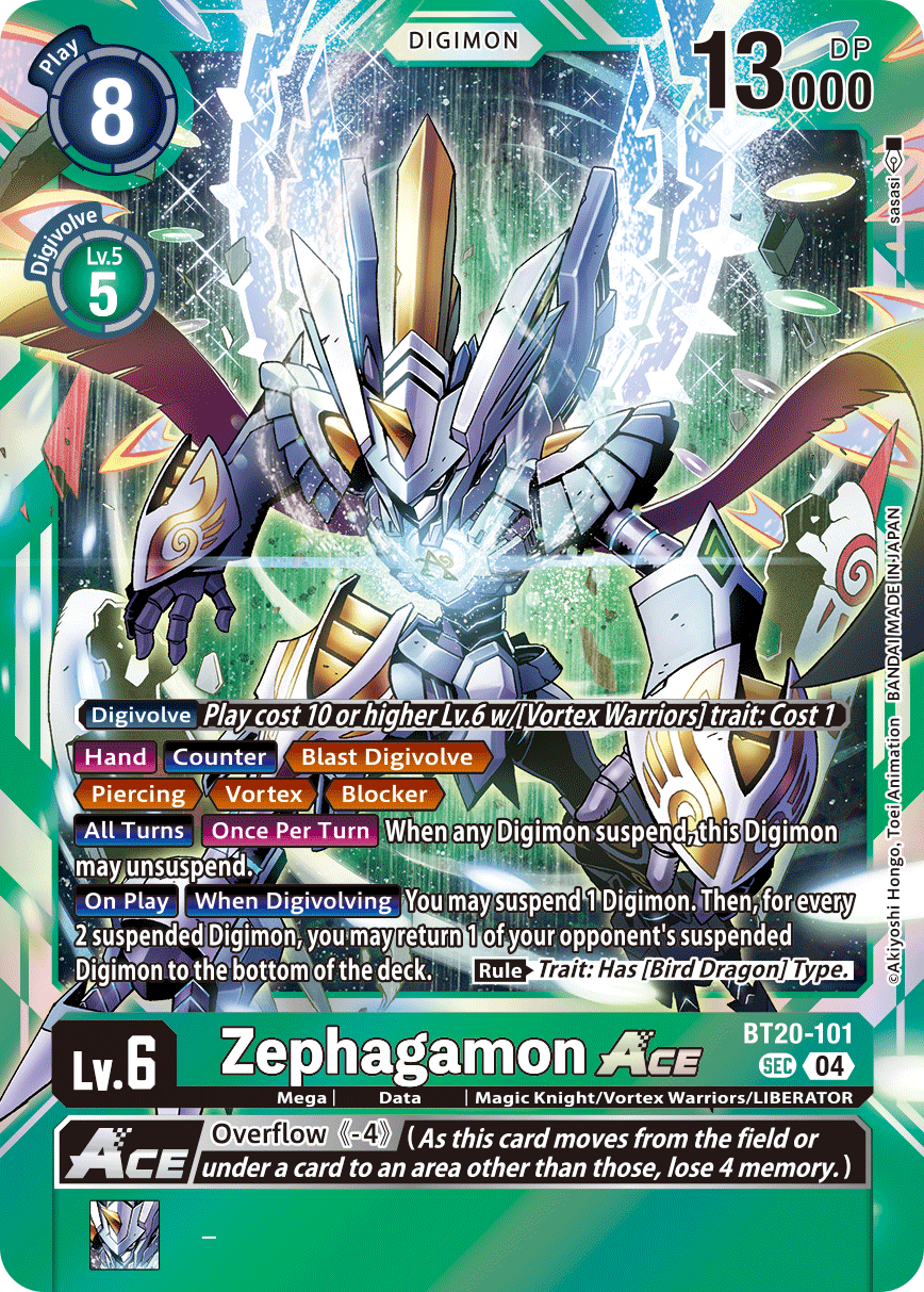 Zephagamon ACE, Release Special Booster 2.5 · BT20-101