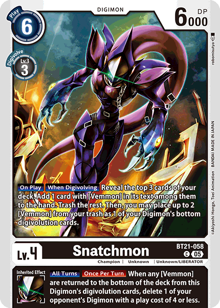 Snatchmon, World Convergence · BT21-058