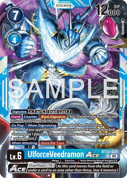 UlforceVeedramon ACE, Cyber Eden · BT22-025