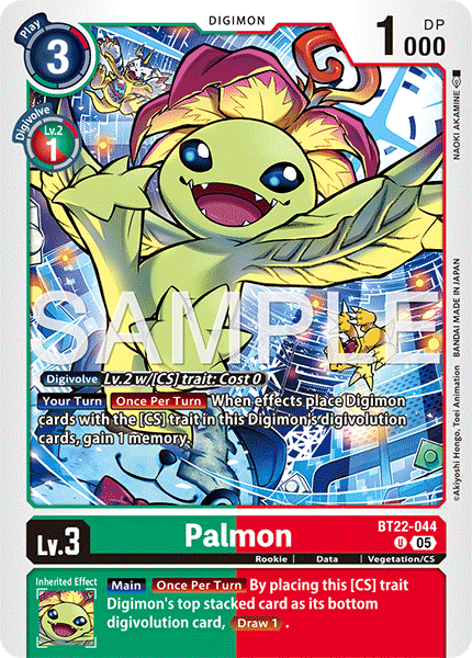 Palmon, Cyber Eden · BT22-044