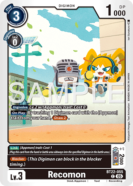 Recomon, Cyber Eden · BT22-055