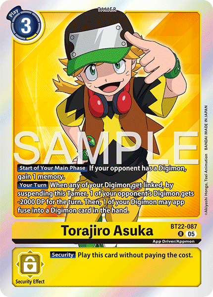 Torajiro Asuka, Cyber Eden Release Event Cards · BT22-087