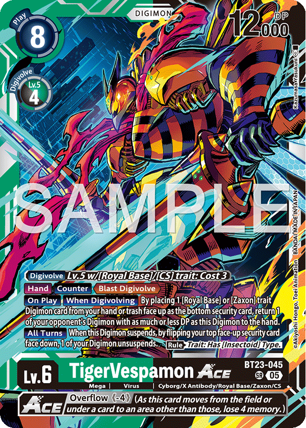 TigerVespamon ACE, Hackers' Slumber · BT23-045