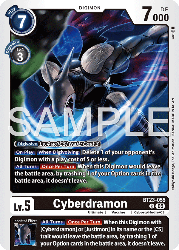 Cyberdramon, Hackers' Slumber · BT23-055