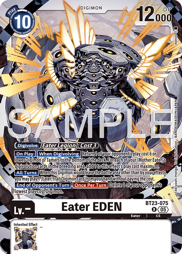 Eater EDEN, Hackers' Slumber Release Event Cards · BT23-075