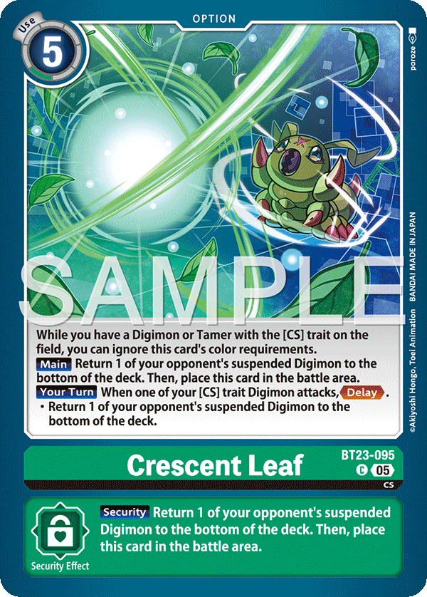 Crescent Leaf, Hackers' Slumber · BT23-095
