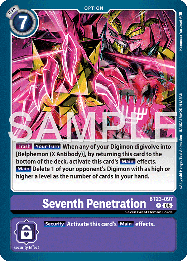 Seventh Penetration, Hackers' Slumber · BT23-097
