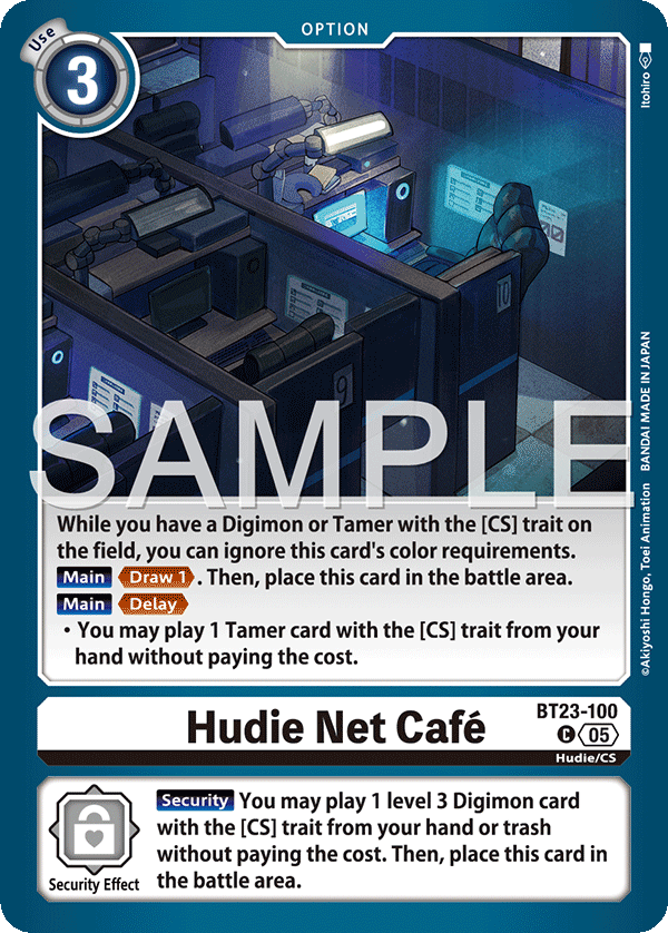 Hudie Net Cafe, Hackers' Slumber · BT23-100