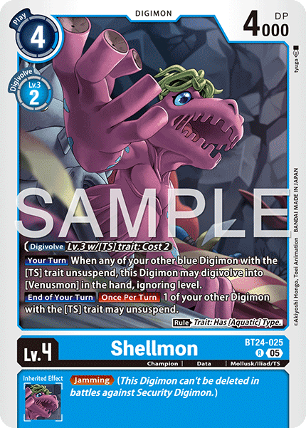 Shellmon, Time Stranger · BT24-025