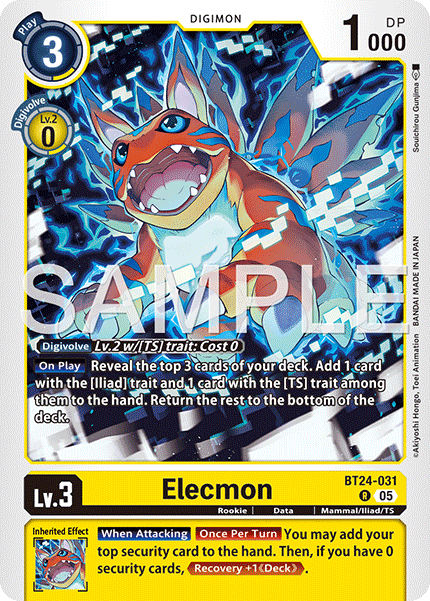 Elecmon, Time Stranger · BT24-031