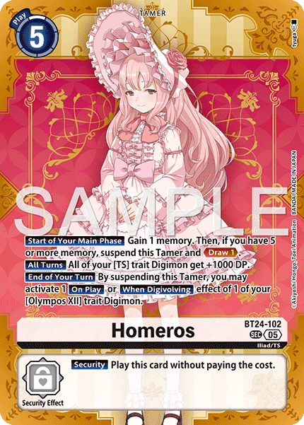 Homeros, Time Stranger · BT24-102