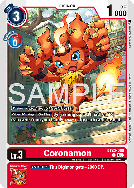Coronamon, Dual Revolution · BT25-008