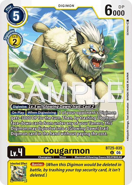 Cougarmon, Dual Revolution · BT25-035