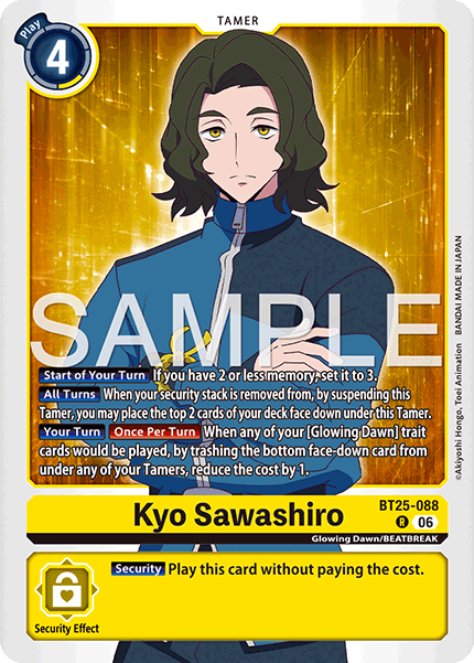 Kyo Sawashiro, Dual Revolution · BT25-088