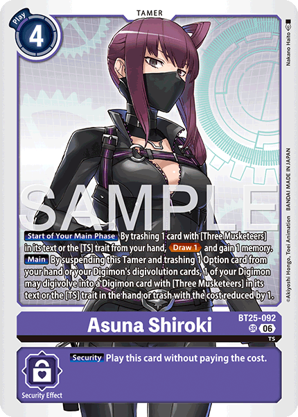 Asuna Shiroki, Dual Revolution · BT25-092
