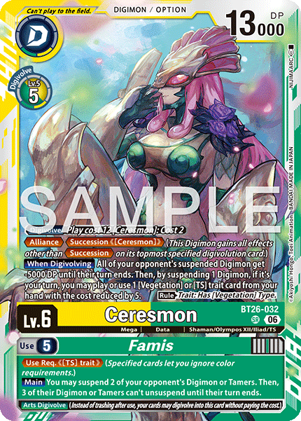 Ceresmon // Famis, Timeless Bonds · BT26-032