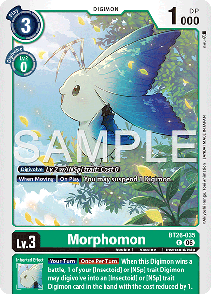 Morphomon, Timeless Bonds · BT26-035