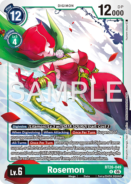 Rosemon, Timeless Bonds · BT26-049